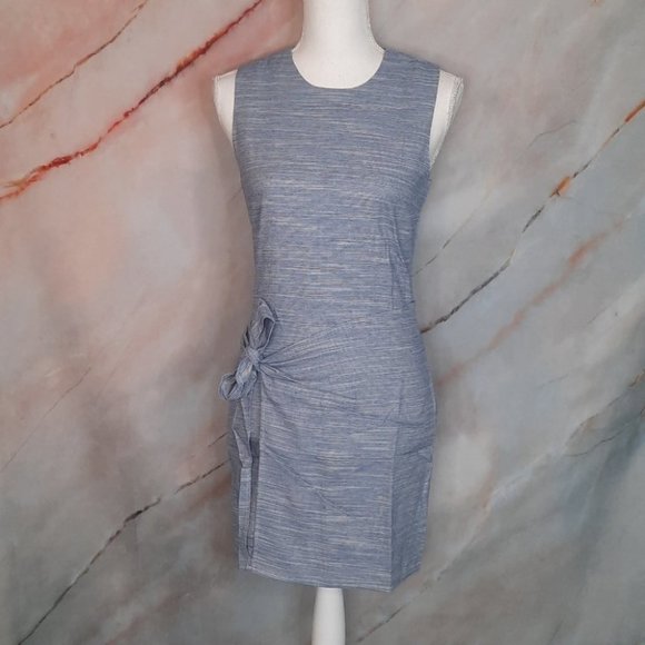 LINE & DOT Riel Self Tie Woven Mini Shift Dress - Picture 2 of 8